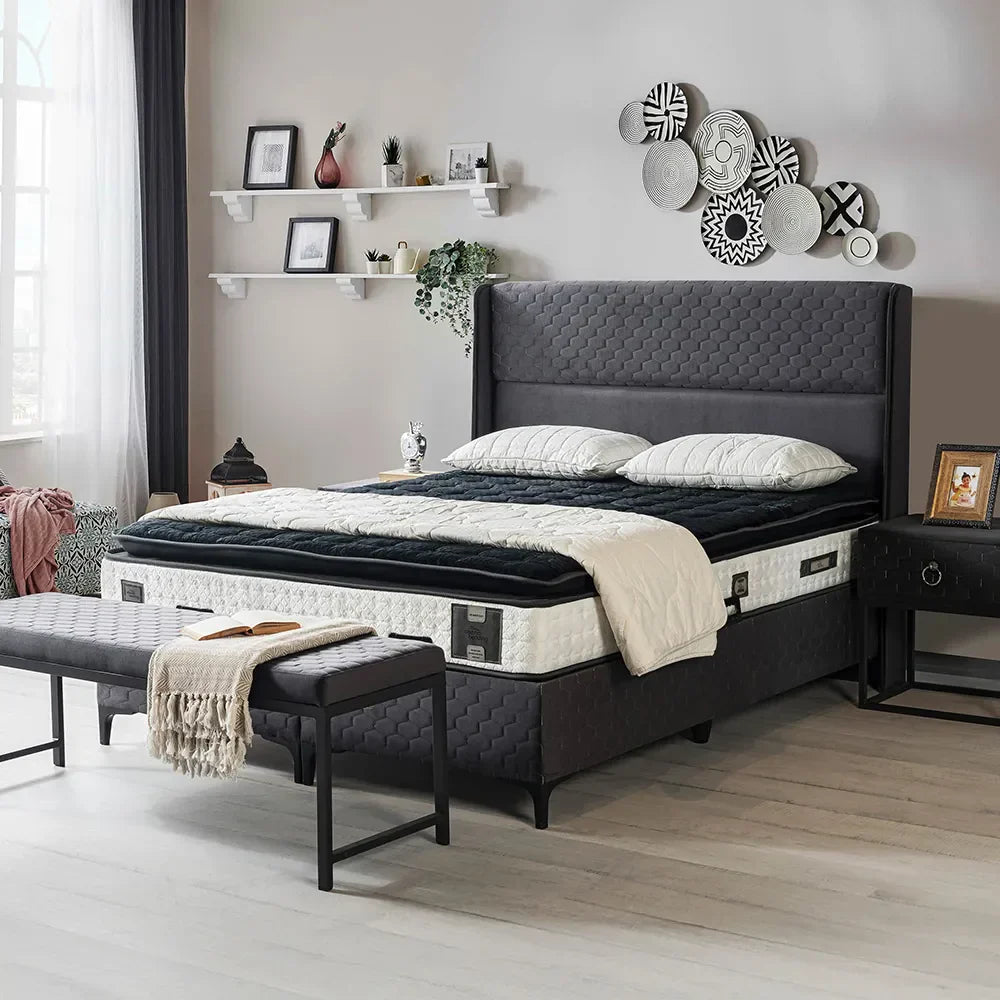 BLACK LOFT Комплект – Легло + Матрак – 150x200